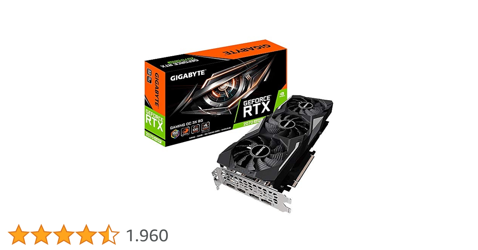 グラフィックボード・グラボ・ビデオカード GeForce RTX 2070 SUPER GAMING OC 3X 8G GeForce® RTX 2070 SUPER™ GAMING OC 3X 8G (rev. 1.0/1.1) 主な